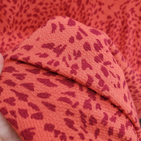 Free People Leopard Midi Button Side Dress - Picture 8 of 14